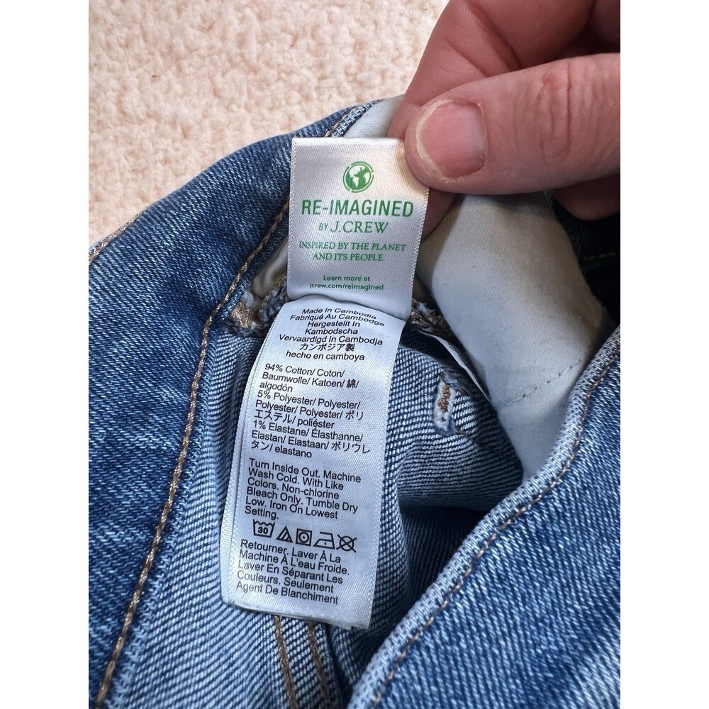 J.Crew Classic Straight Jeans Size 27 Light Wash Womens Denim Casual Fit - Picture 8 of 12